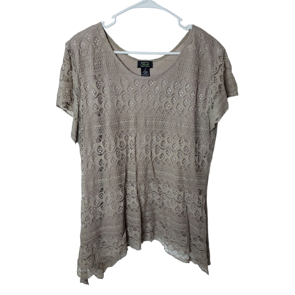 Shannon Ford Fully Lined Lace Top Size 2X (SF113) Final Price
